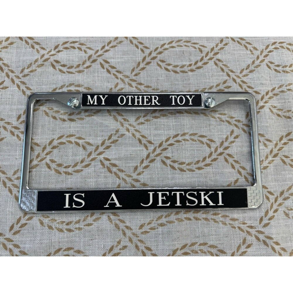 My Other Toy Is A Jet Ski Metal License Plate